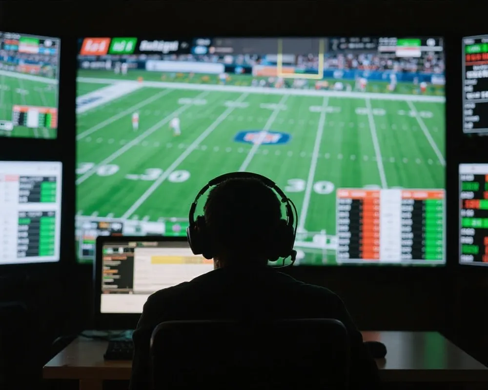 多螢幕觀察即時賠率示意圖